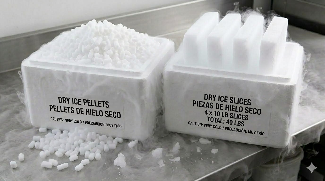 Dry Ice Slices